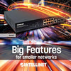Switch Gigabit Ethernet 8 Porte PoE+ Web-Managed con 2 porte SFP