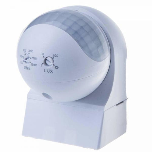 V-TAC VT-8028 (BIANCO) - SENSORE DI MOVIMENTO E CREPUSCOLARE - RILEVAZIONE 12 METRI - IP44