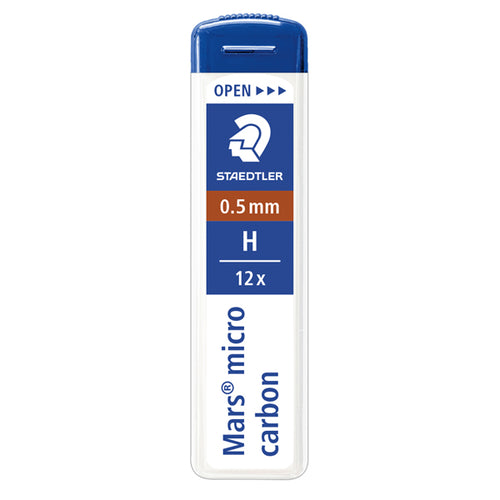 12 Astucci Da 12 Mine 0.5Mm MarsMicro 250 05-H Staedtler