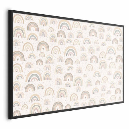 Poster - Rainbows and Hearts