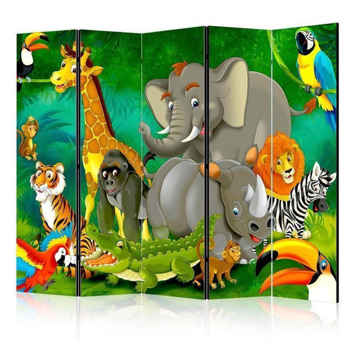 Paravento Colourful Safari II [divisori da interno]
