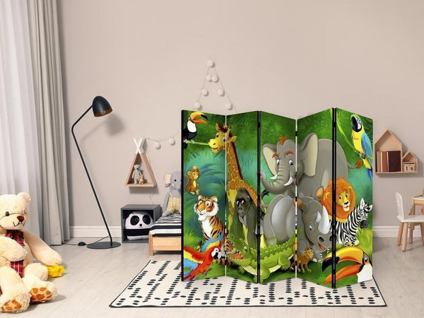 Paravento Colourful Safari II [divisori da interno]