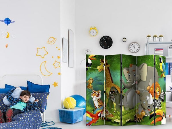 Paravento Colourful Safari II [divisori da interno]