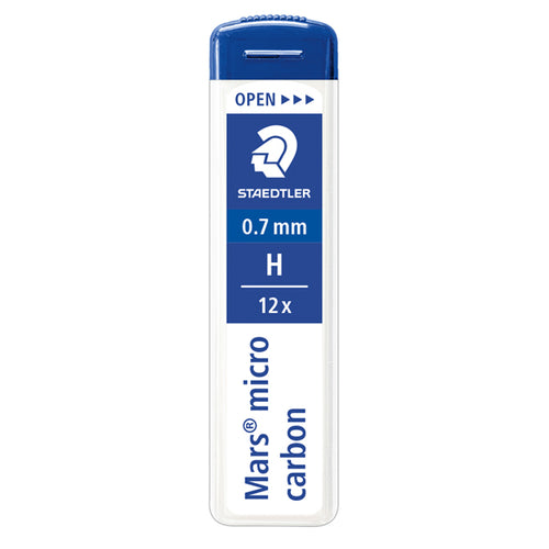 12 Astucci Da 12 Mine 0.7Mm MarsMicro 250 07-H Staedtler