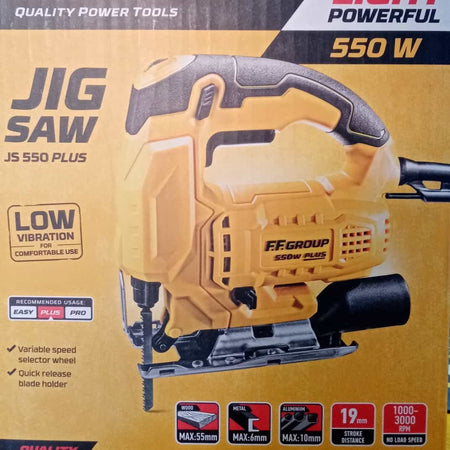 FF-Group JS 550 PLUS seghetto alternativo 400W per legno e ferro