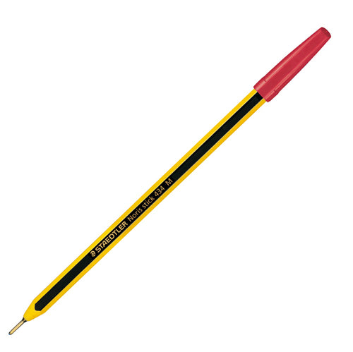 Scatola 20 Penna A Sfera 434 Noris Stick Rosso 1,0Mm Staedtler
