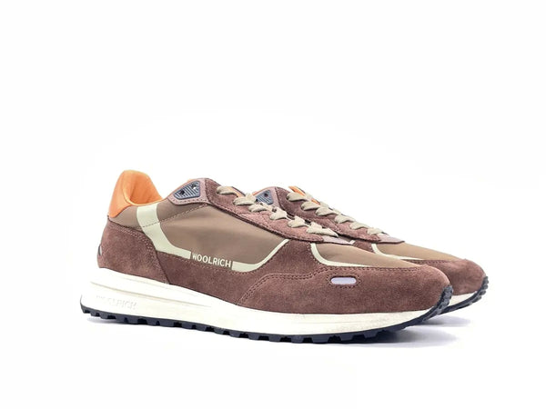 WOOLRICH Sneakers Uomo Camoscio Marrone