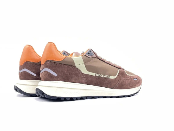 WOOLRICH Sneakers Uomo Camoscio Marrone