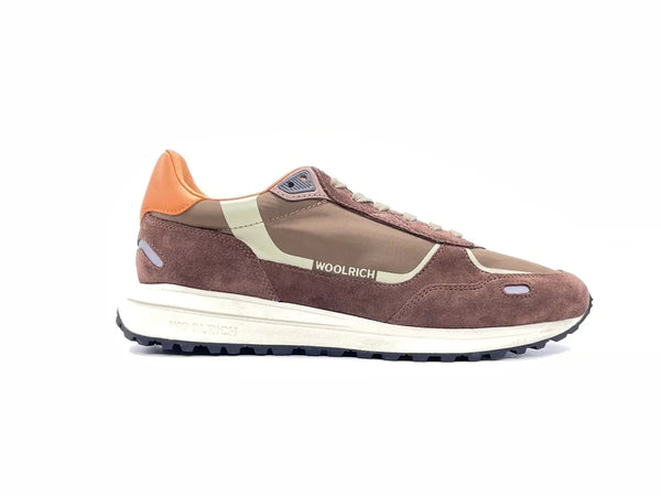WOOLRICH Sneakers Uomo Camoscio Marrone
