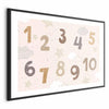 Poster - Numbers with Falling Snow