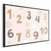 Poster - Numbers with Falling Snow