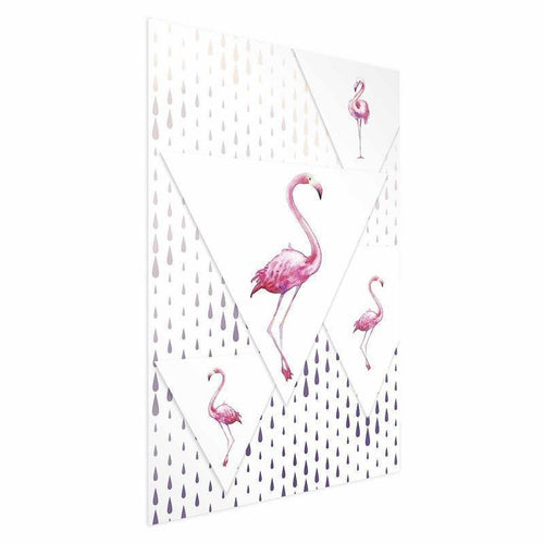 Poster - Flamingo Family