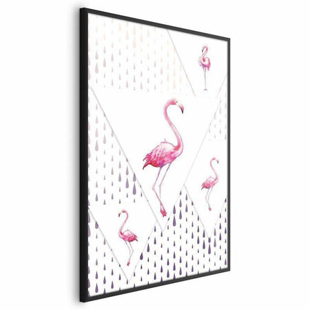 Poster - Flamingo Family