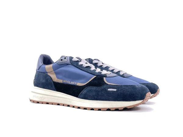 WOOLRICH Sneakers Uomo Camoscio blu