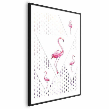 Poster - Flamingo Family