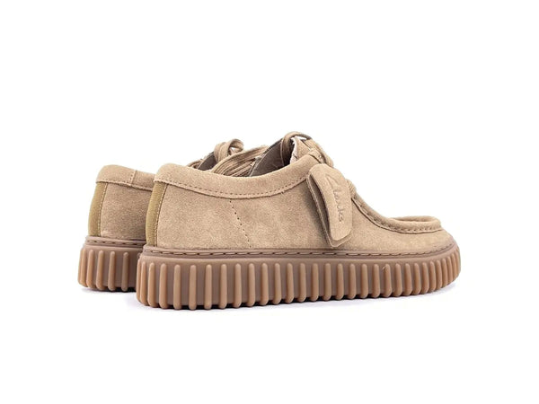CLARKS Stringata uomo TORHILL LO Dark Sand Suede