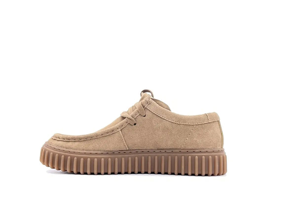 CLARKS Stringata uomo TORHILL LO Dark Sand Suede
