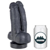 Dildo doppio realistico nero SUMMUM DILDO DUAL 16 cm