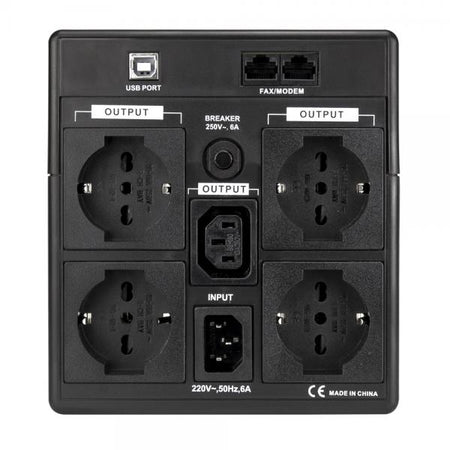 VULTECH UPS1500VA-PRO - UPS LINE INTERACTIVE - LCD - 4 PRESE - 1 IEC - USB