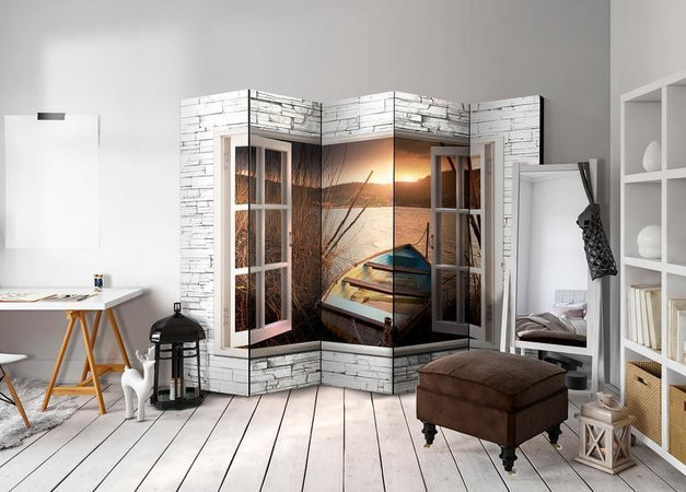 Paravento Autumnal Lake II [divisori da interno]