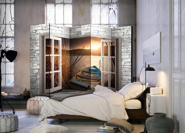 Paravento Autumnal Lake II [divisori da interno]