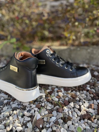 ALVIERO MARTINI 1Classe Sneakers Mid Donna Black Geo