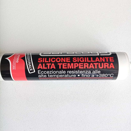 Saratoga 310ml silicone acetico alta temperatura per forni caldaie caminetti