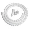 VULTECH SN21505 - CANALINA AVVOLGICAVO BIANCA 1.5 MT