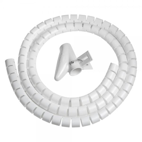 VULTECH SN21505 - CANALINA AVVOLGICAVO BIANCA 1.5 MT