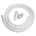 VULTECH SN21505 - CANALINA AVVOLGICAVO BIANCA 1.5 MT