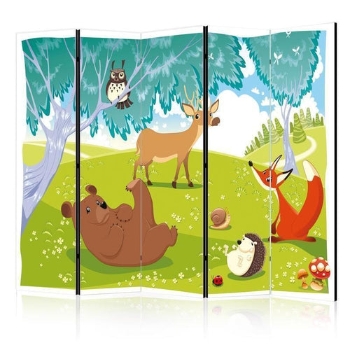 Paravento Funny animals II [Room Dividers]