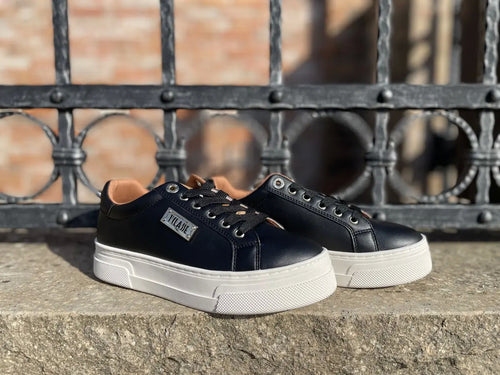 ALVIERO MARTINI 1Classe Sneakers Donna Balck Geo Targhetta Laterale