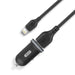 Caricabatteria da auto XO TZ08 Pack + cavo da USB-A a Lightning - 2 porte USB