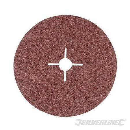 Dischi silverline in ossido di alluminio con foro tondo per smerigliatrici angolari varie grane Silverline