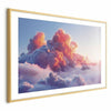 Poster - Dusk Spectacle: Clouds in Shades of Pink and Purple