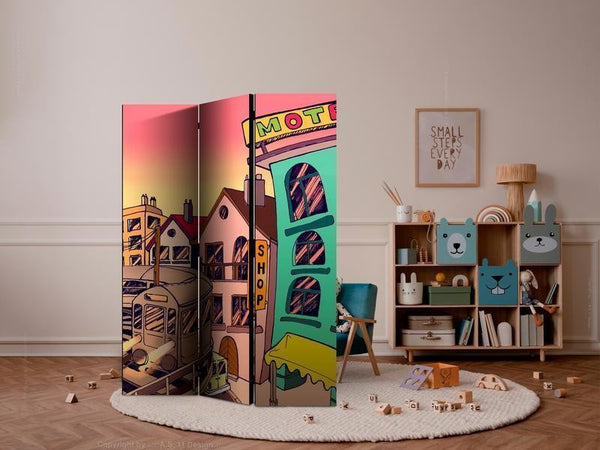 Paravento Morning in a city [divisori da interno]