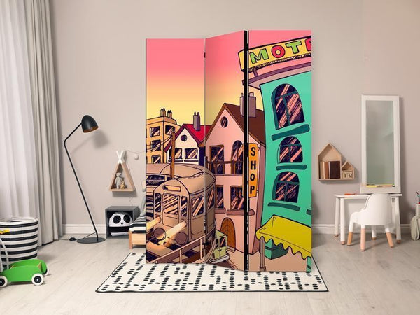 Paravento Morning in a city [divisori da interno]