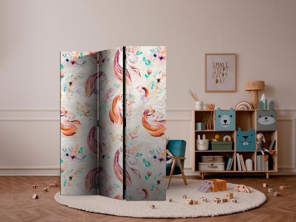 Paravento Pastel Unicorns [divisori da interno]