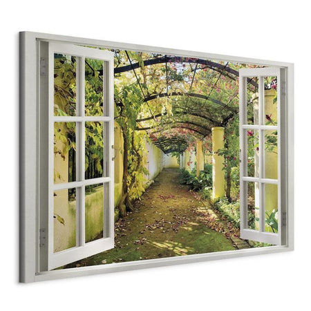 Quadro Window View on Pergola