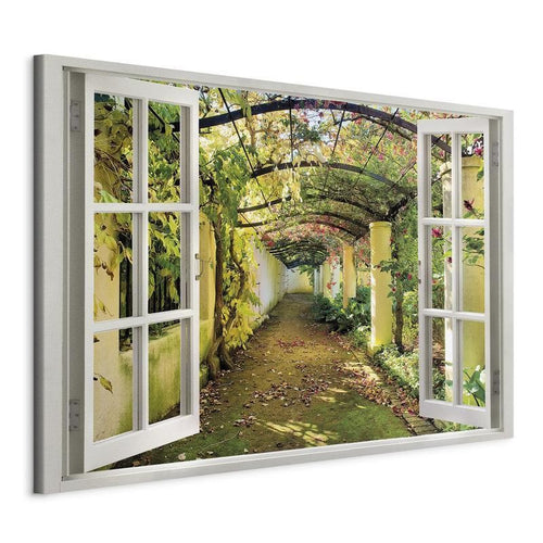 Quadro Window View on Pergola