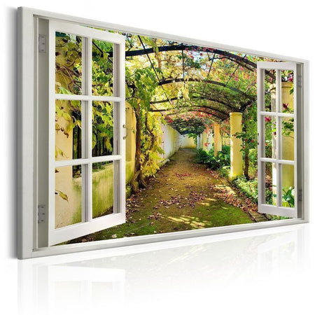 Quadro Window View on Pergola