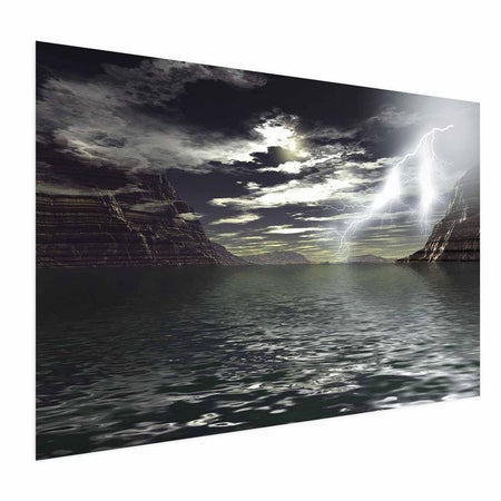 Poster - Storm Over the Lake