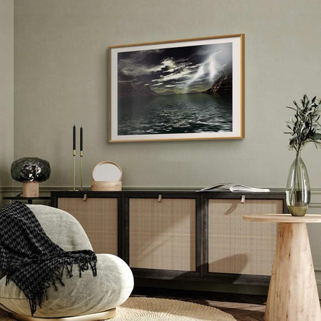 Poster - Storm Over the Lake