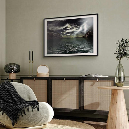 Poster - Storm Over the Lake