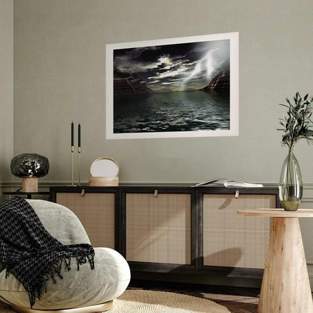 Poster - Storm Over the Lake