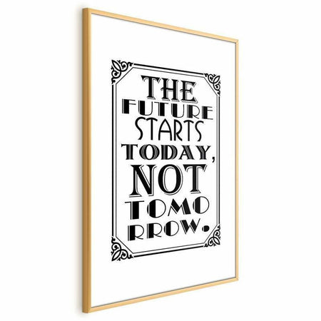 Poster - The Future Starts Today, Not Tomorrow