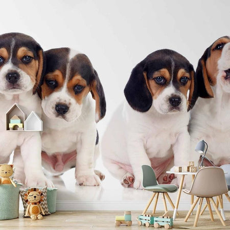 Carta da Parati Sad Puppies Cani