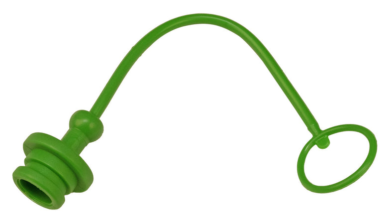 Tappo per innesto rapido verde femmina da M1/2"