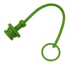 Tappo per innesto rapido verde femmina da M1/2
