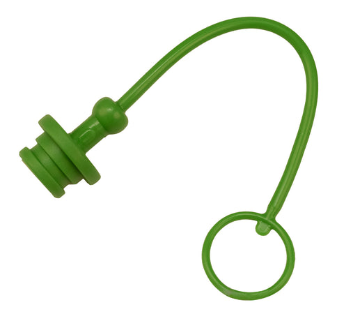 Tappo per innesto rapido verde femmina da M1/2"